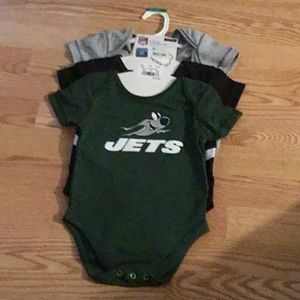 New York Jets infant 18 month onesie 3 piece set